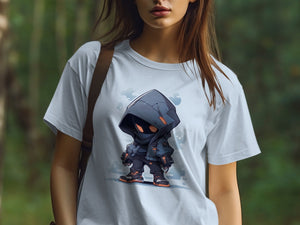 Mysterious Hooded Character T-Shirt - MiTo Store