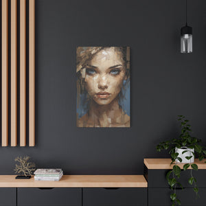 Abstract Female Portrait Canvas Art - MiTo Store