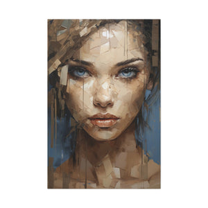Abstract Female Portrait Canvas Art - MiTo Store