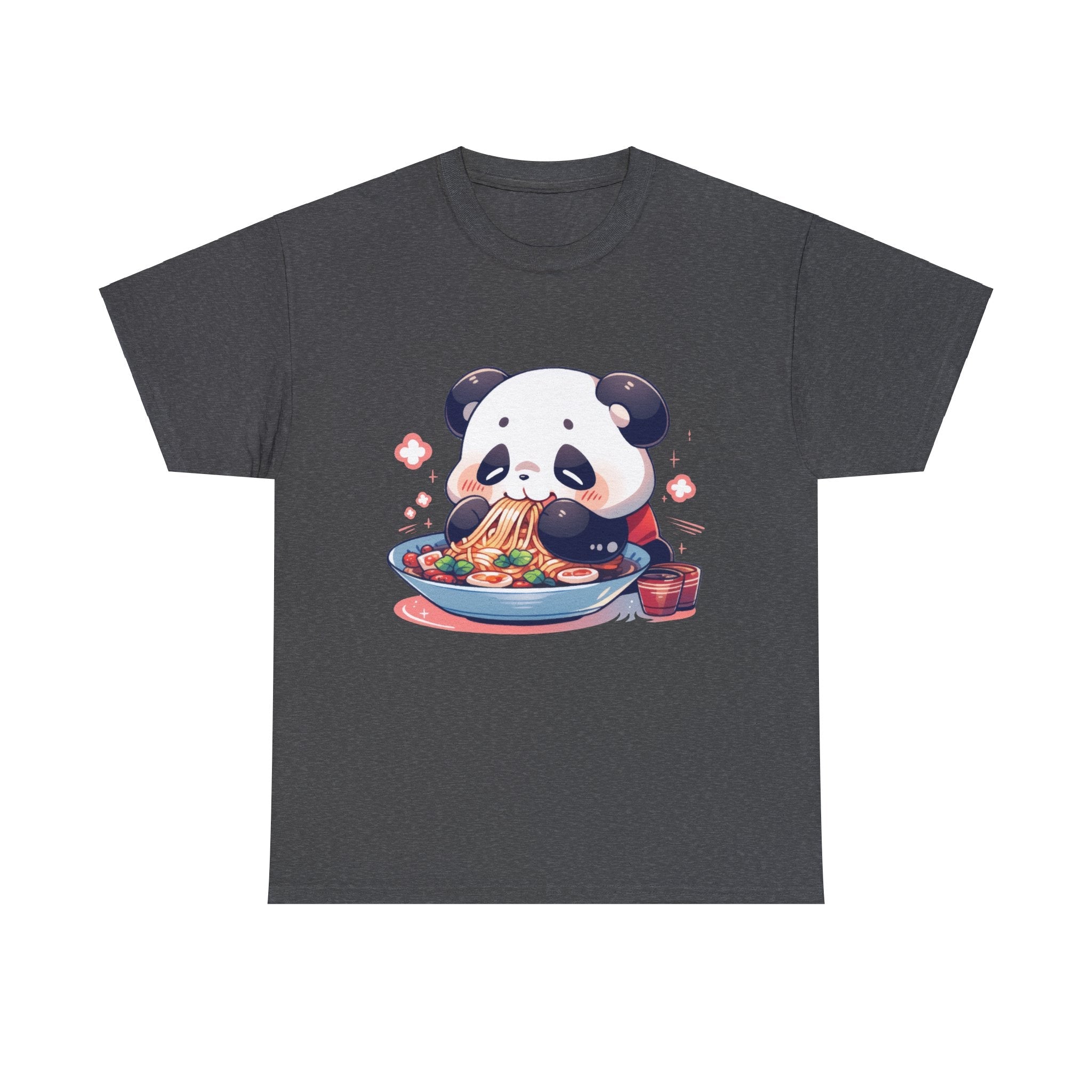 Cute Panda Eating Noodles T-Shirt - MiTo Store