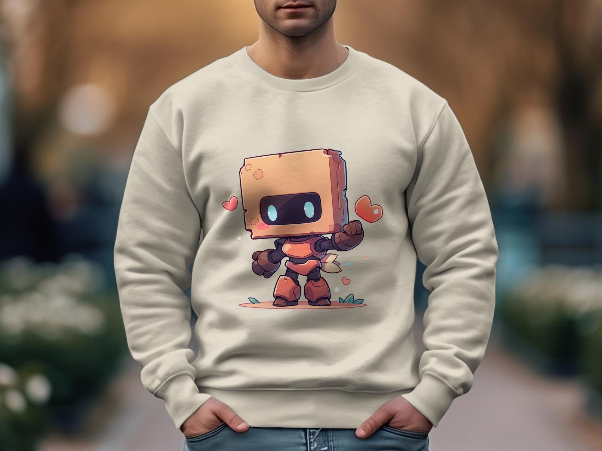 Cute Robot Character Sweatshirt - MiTo Store