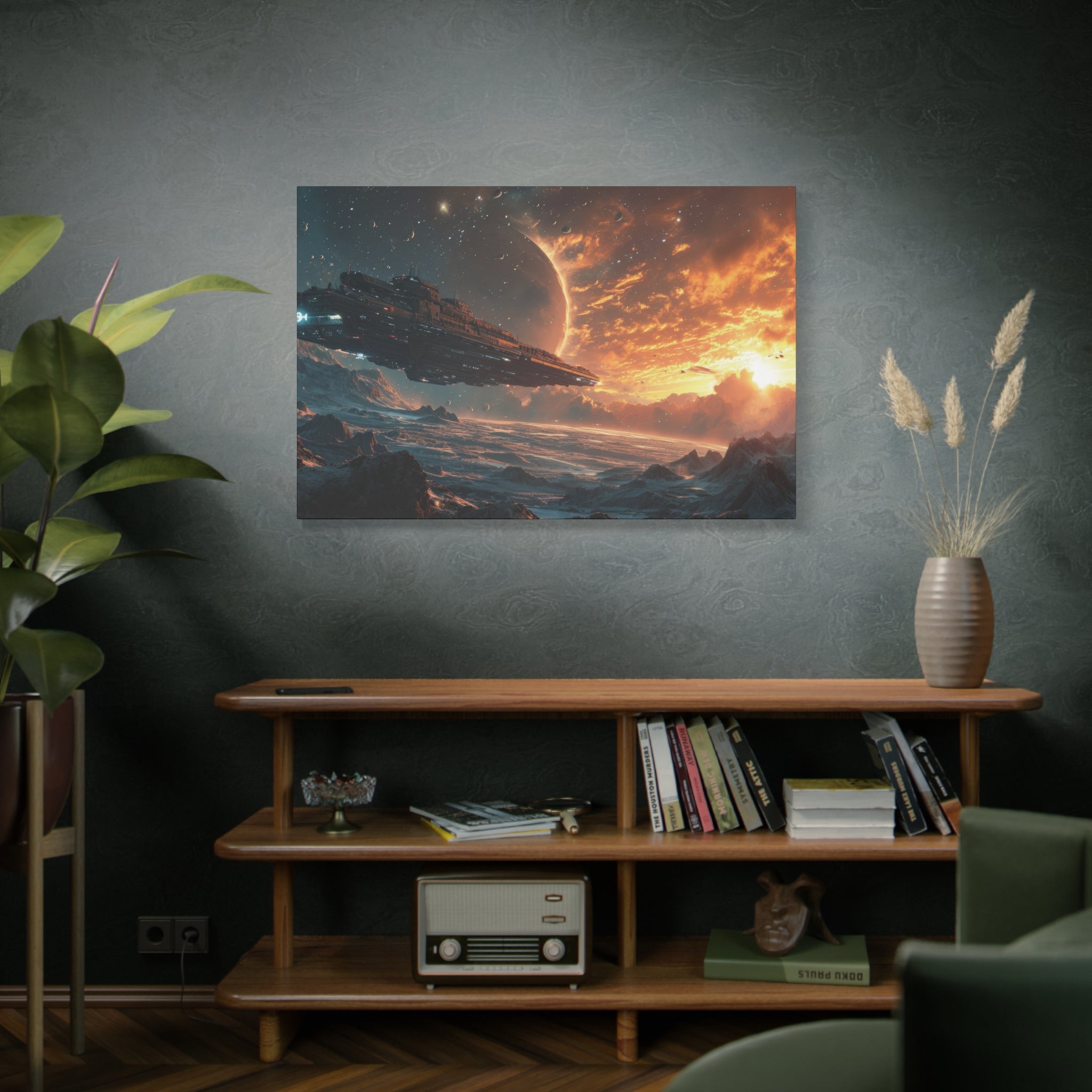 Stellar Voyage Chronicles Canvas Art