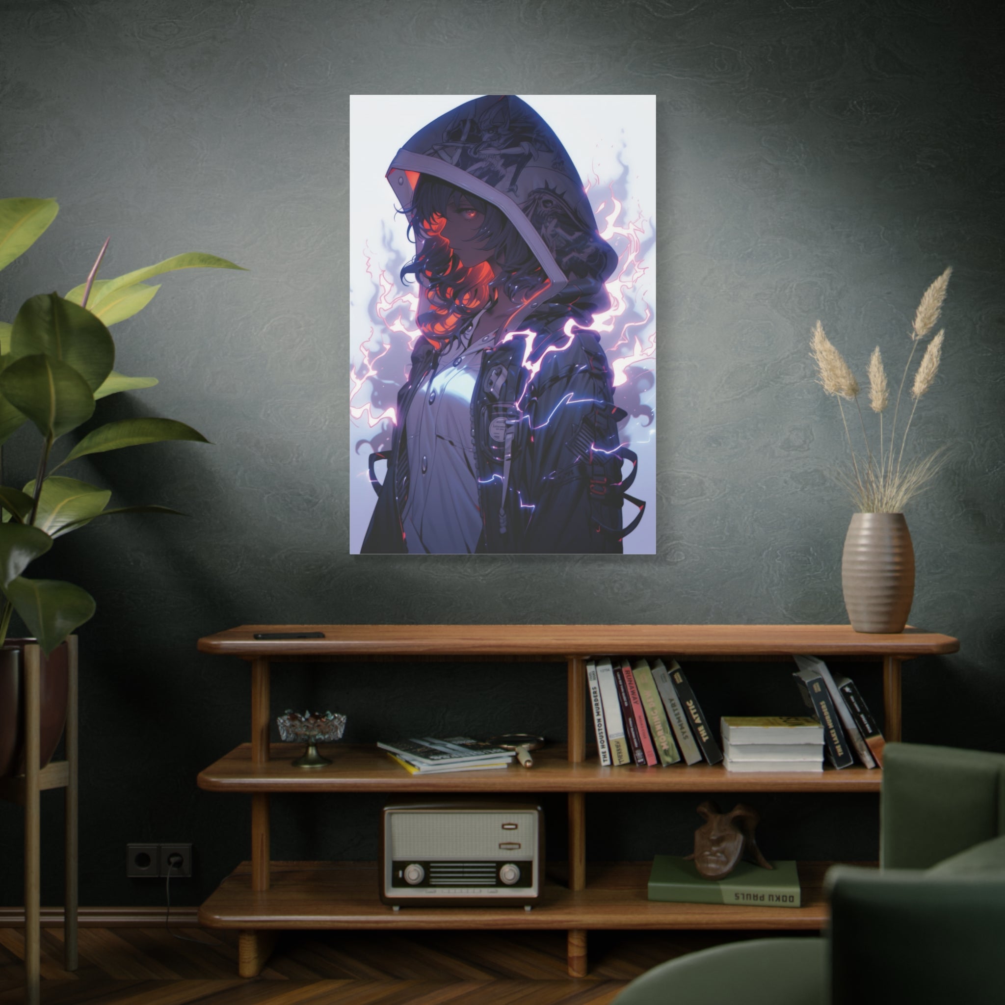 Arcane Techno-Sorcerer Canvas Art