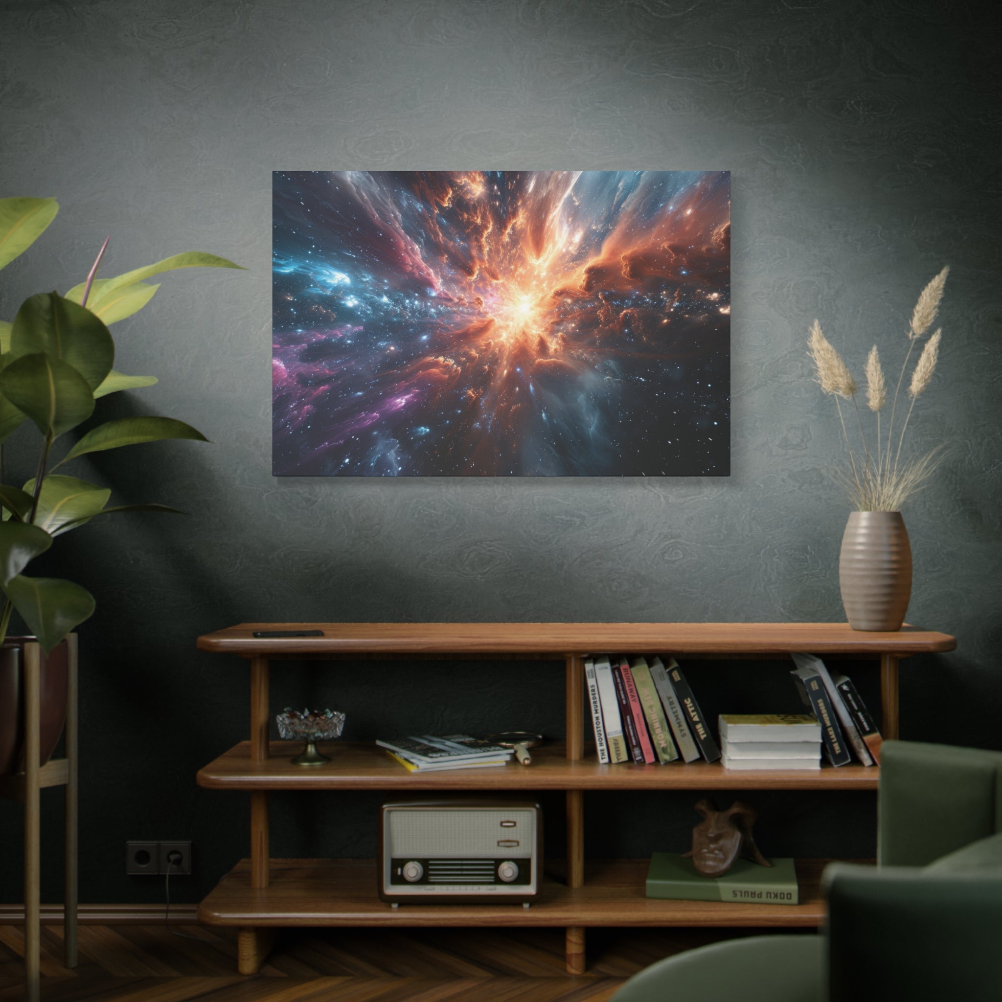 Cosmic Genesis: The Big Bang Explosion Canvas Art