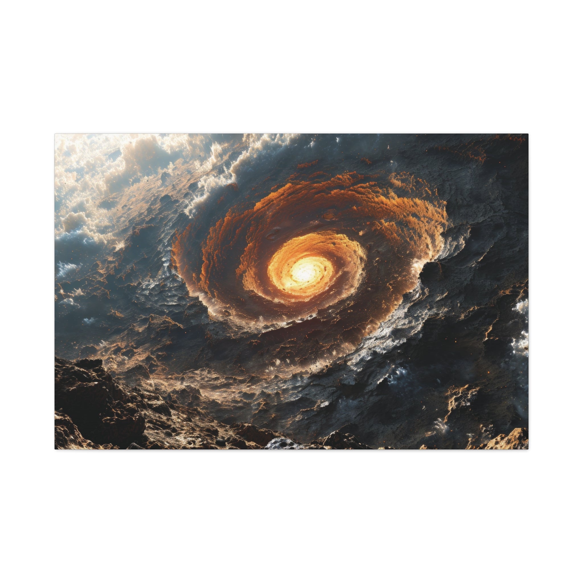 Cosmic Genesis: The Big Bang Revelation Canvas Art