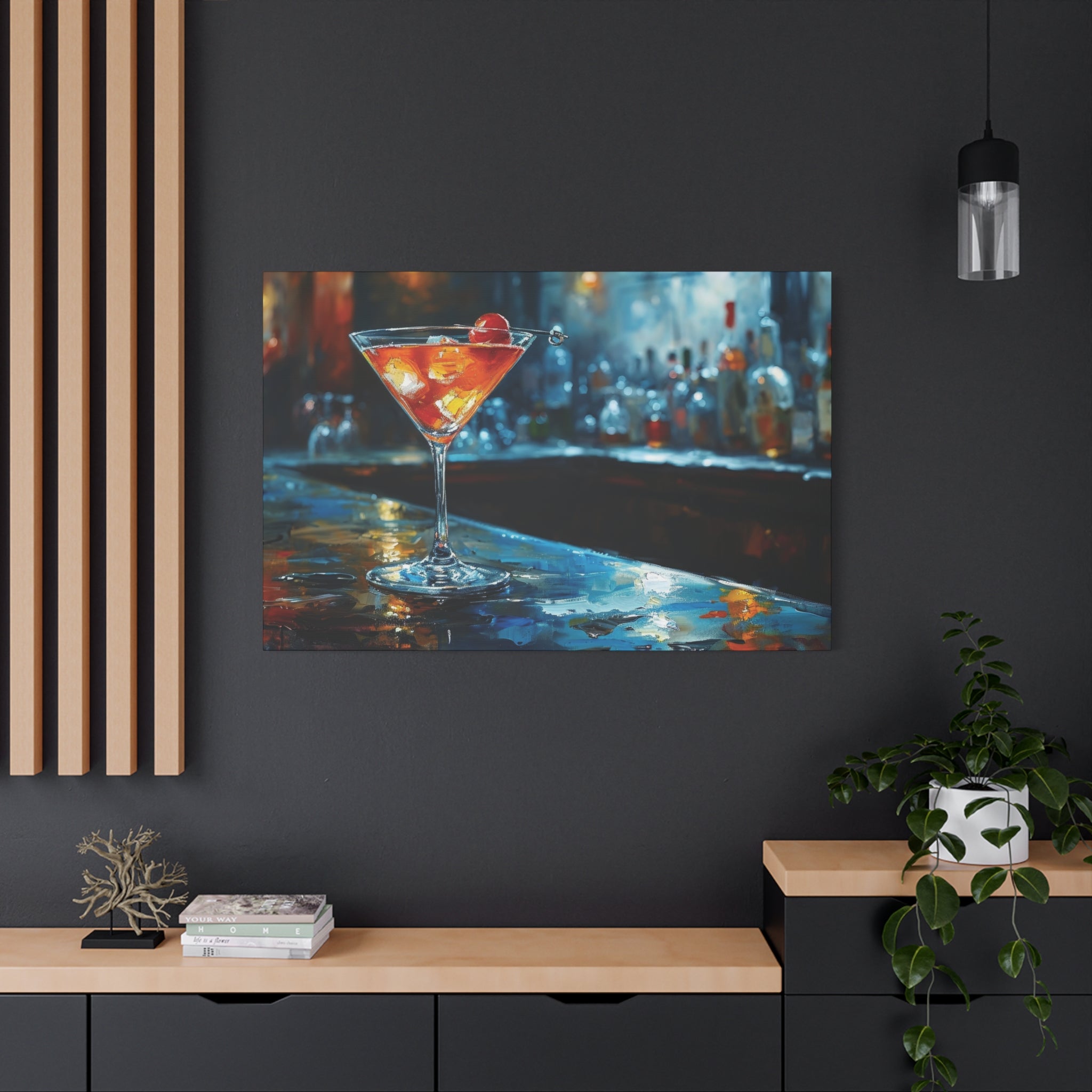 Elegance in a Glass: The Classic Martini Canvas Art