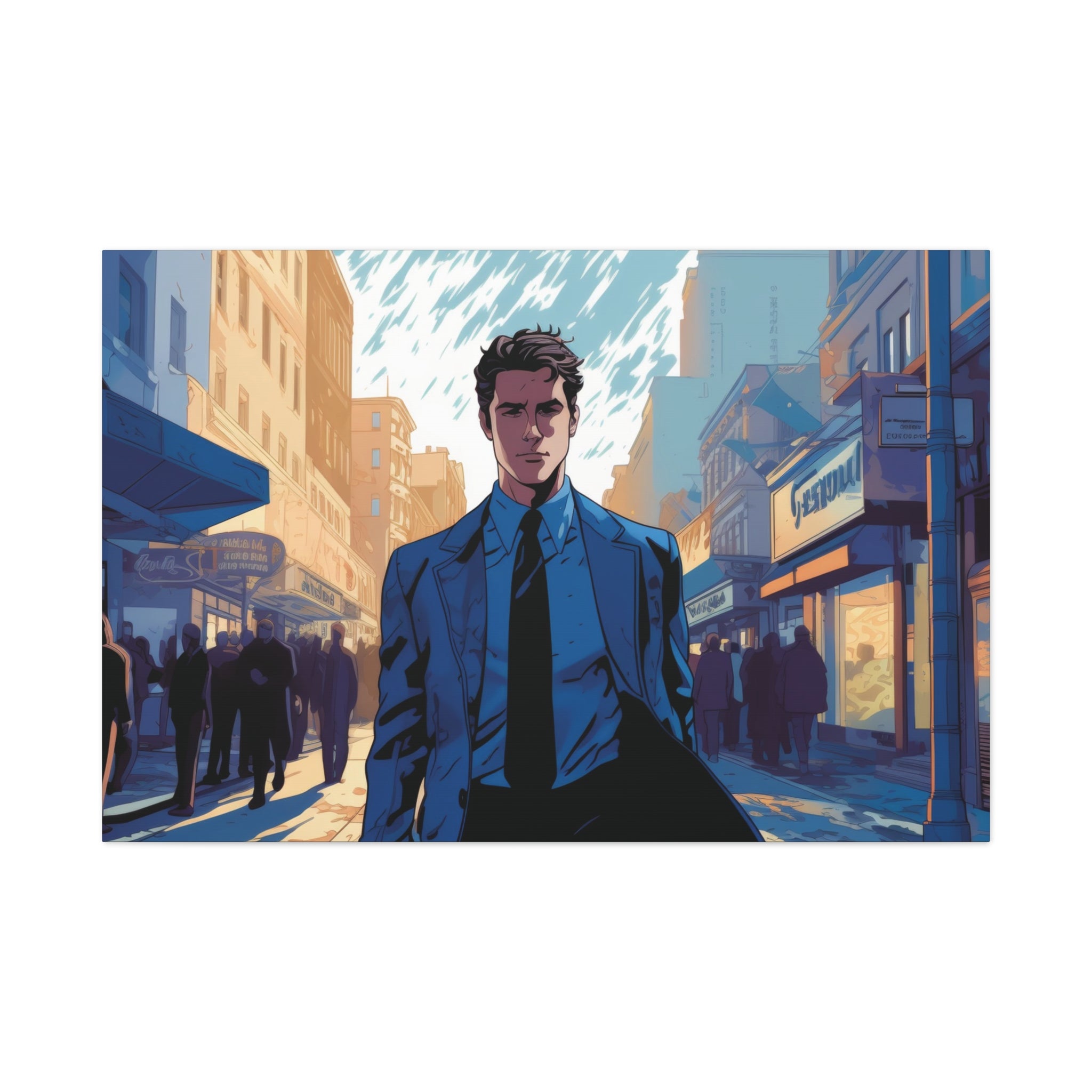 Central City Confidence: A Graphic Tale of Ambition Canvas Art