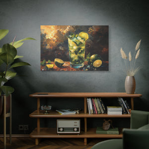 Vibrant Mojito Cocktail Canvas Art - MiTo Store