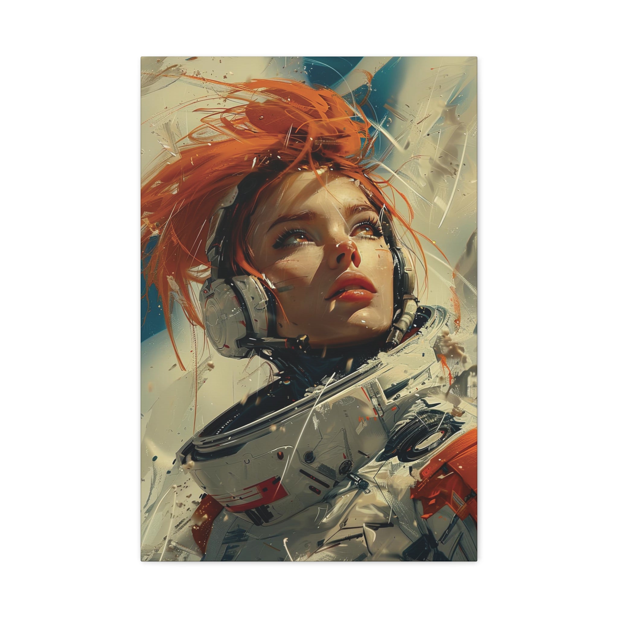 Vibrant Astronaut Woman Pop Art - MiTo Store