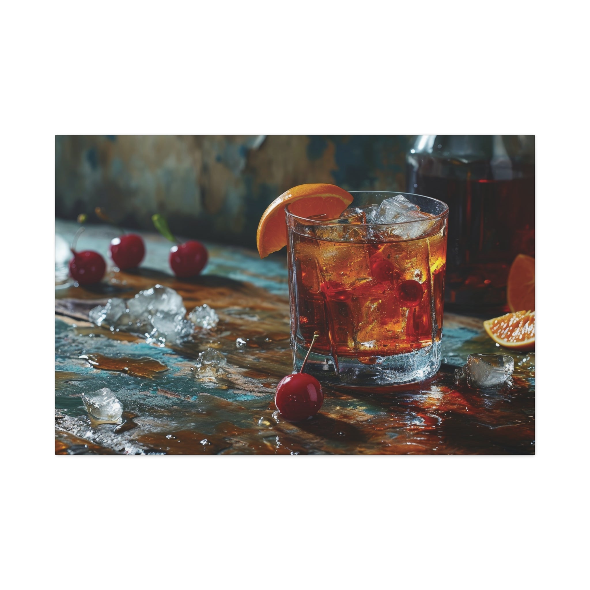 Timeless Tradition: An Old Fashioned Evening Canvas Art