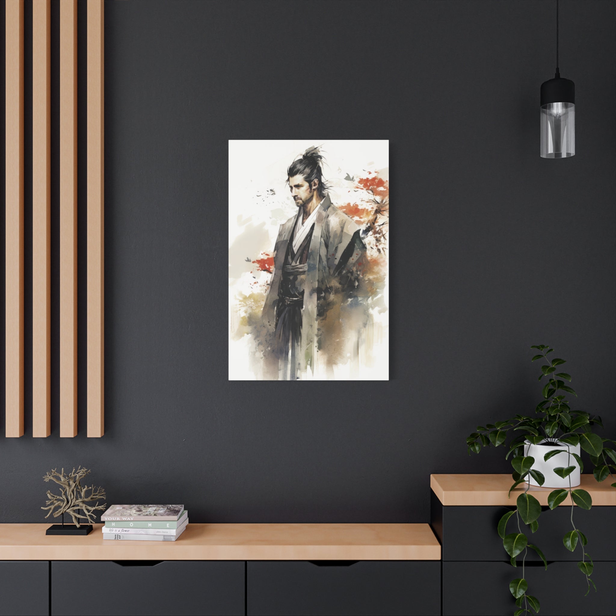 Kensei Mito: Autumnal Serenity Canvas Art