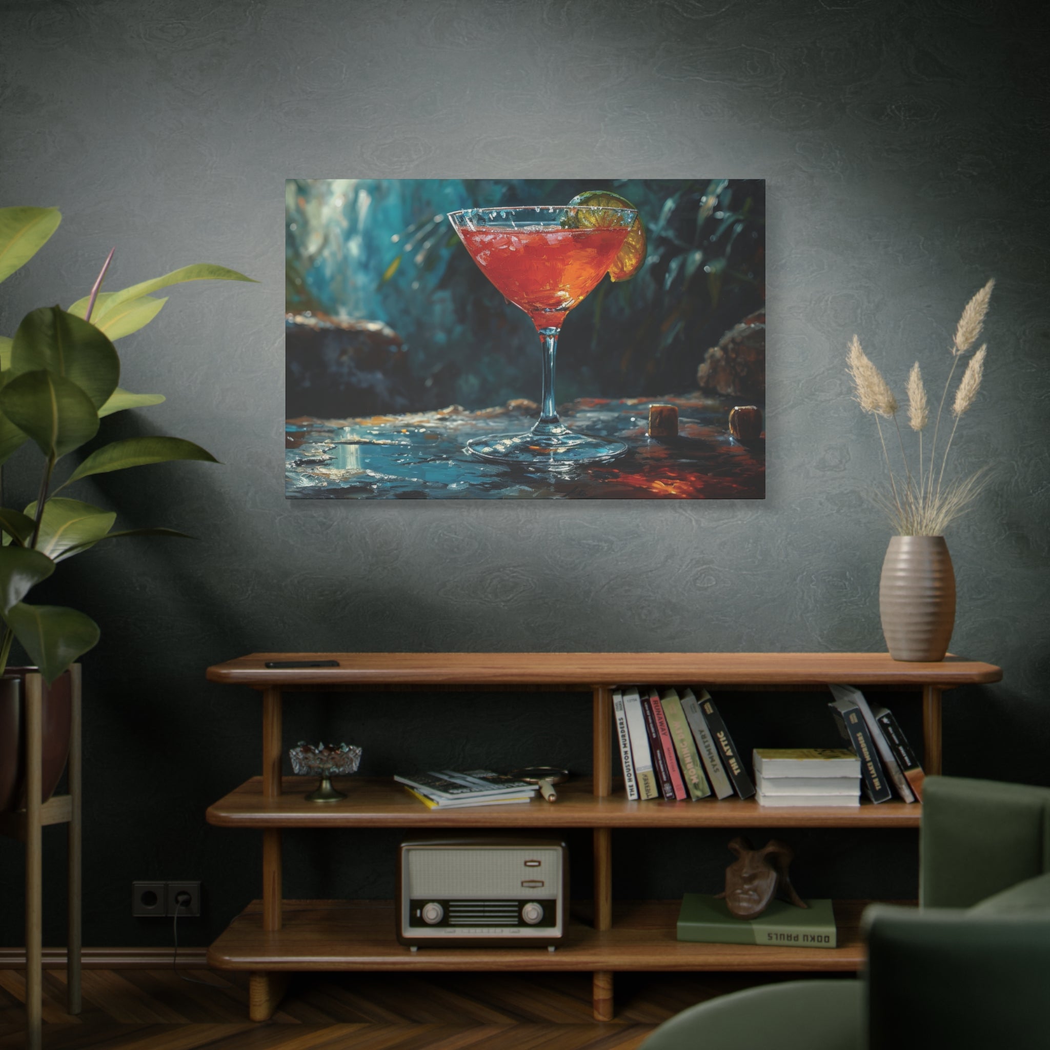 Sunset in a Glass: The Daiquiri Delight Canvas Art