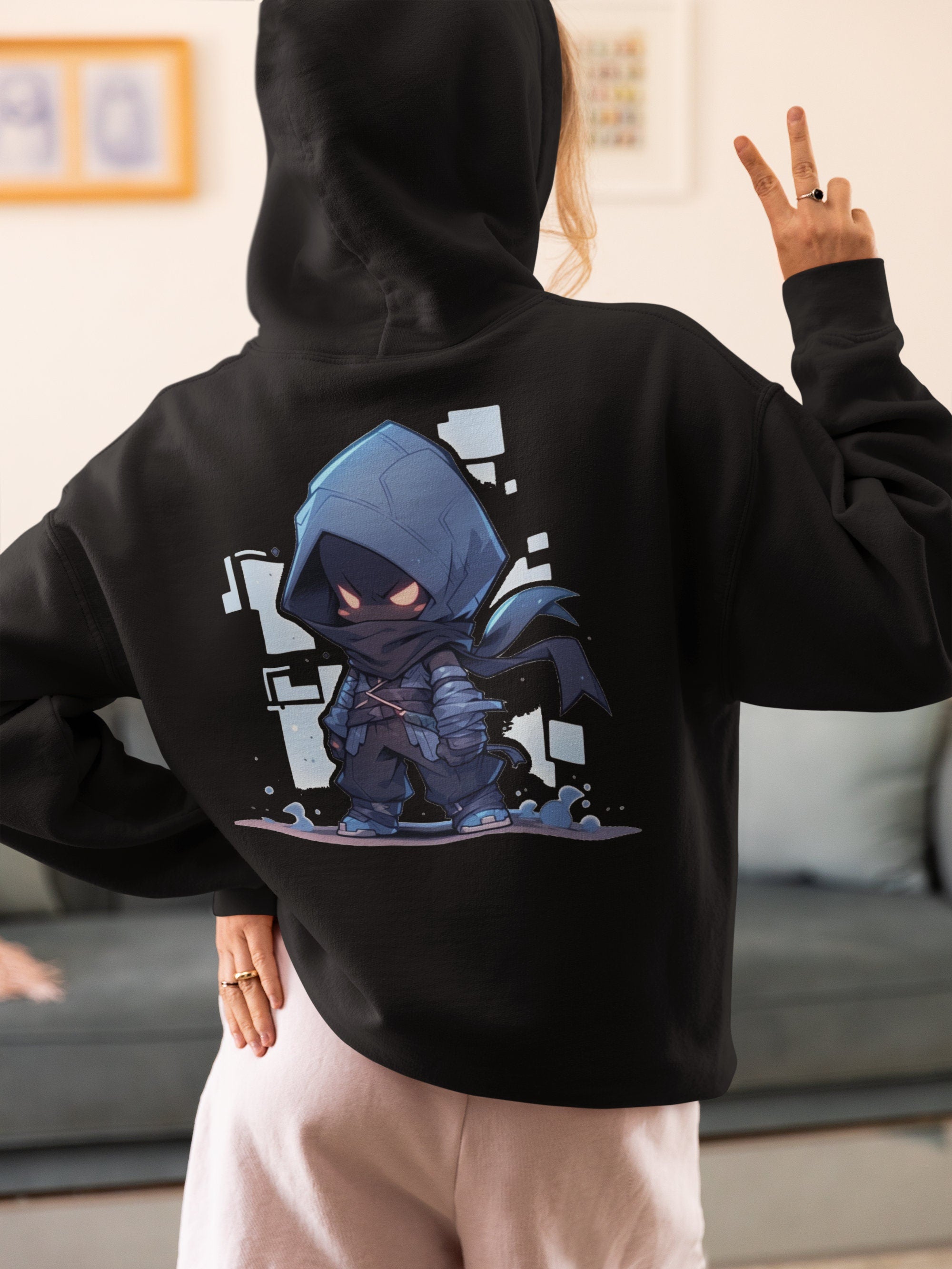 Mysterious Ninja Zip-Up Hoodie - MiTo Store