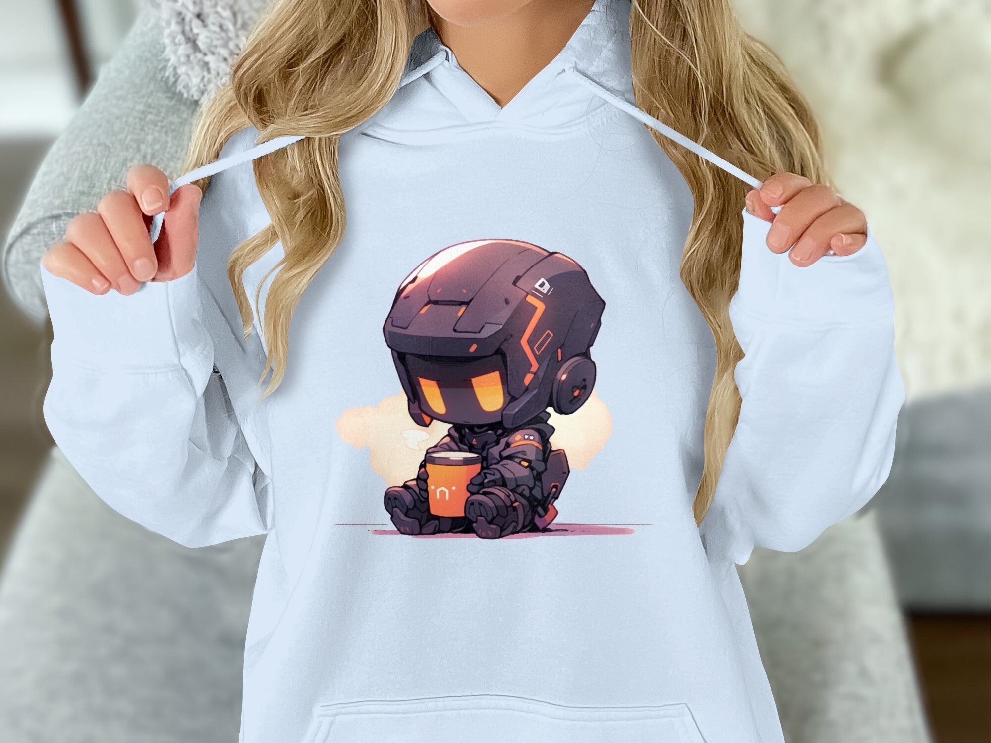 Cute Coffee Robot Hoodie - MiTo Store