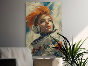 Vibrant Astronaut Woman Pop Art - MiTo Store