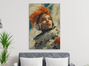 Vibrant Astronaut Woman Pop Art - MiTo Store