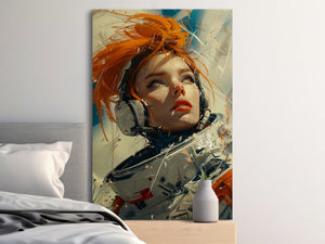 Vibrant Astronaut Woman Pop Art - MiTo Store