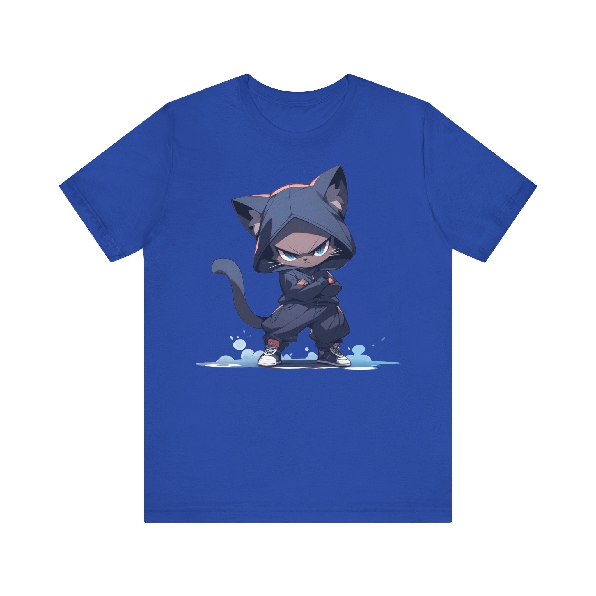 Ninja Cat in Hoodi T-Shirt - MiTo Store