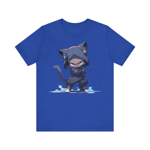 Ninja Cat in Hoodi T-Shirt - MiTo Store